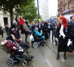 Disabled People Against The Cuts at the Tory Party Conference